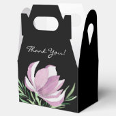 Ballotins Aquarelle florale de Magnolia pourpre Botanique (Ouvert)