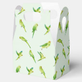 Ballotins Aquarelle Green Parakeet Budgie Bird Animaux (Ouvert)