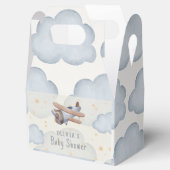 Ballotins Aquarelle Grise Et Beige Baby shower (Ouvert)