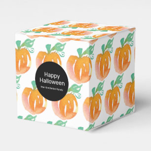 Ballotins Aquarelle Halloween Citrouille Trou ou traiter bon