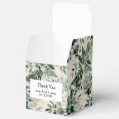 Ballotins Aquarelle ivoire Vert douche nuptiale (Ouvert)