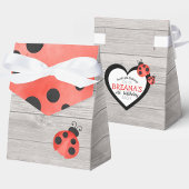 Ballotins Aquarelle Ladybug sur le traitement d'anniversaire