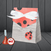 Ballotins Aquarelle Ladybug sur le traitement d'anniversaire