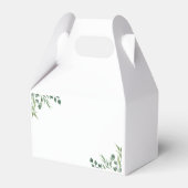 Ballotins Aquarelle Laverie Automne Boho Baby shower vert (Arrière)