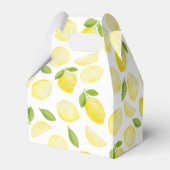 Ballotins Aquarelle Lemon Party Favoriser Box (Arrière)