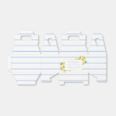 Ballotins Aquarelle Lemons Bleu pâle Wedding shower (Déplié)