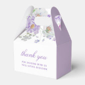 Ballotins Aquarelle Lilac Fleurs Première Communion Gable (Arrière)