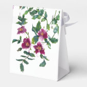 Ballotins Aquarelle magenta rose vintage roses (Arrière)