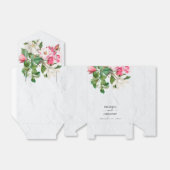 Ballotins Aquarelle Magnolia Fleurs Mariage (Déplié)