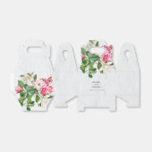 Ballotins Aquarelle Magnolia Fleurs Mariage (Déplié)