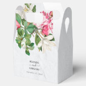 Ballotins Aquarelle Magnolia Fleurs Mariage (Ouvert)