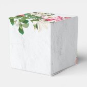 Ballotins Aquarelle Magnolia Fleurs Mariage (Arrière)