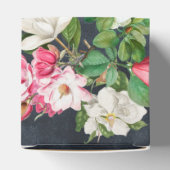 Ballotins Aquarelle Magnolia Fleurs Mariage Noir Blanc (Haut)