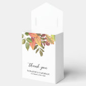 Ballotins Aquarelle Mariage de automne d'automne Merci (Ouvert)