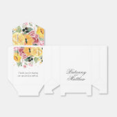 Ballotins Aquarelle Mariage Floral Merci (Déplié)