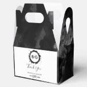 Ballotins Aquarelle Mariage noir simple (Ouvert)