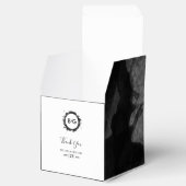 Ballotins Aquarelle Mariage noir simple (Ouvert)