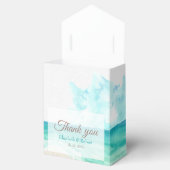 Ballotins Aquarelle mariage plage tropicale et palmiers (Ouvert)