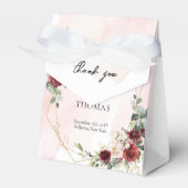 Ballotins Aquarelle marsala rose sauge mariage (Verso)