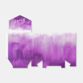 Ballotins Aquarelle mauve violet laver mariage merci (Déplié)