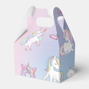 Ballotins Aquarelle mignonne pastel Unicorns Rainbow Donut