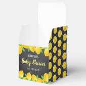 Ballotins Aquarelle moderne Baby shower citronnier (Ouvert)