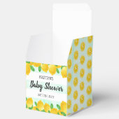 Ballotins Aquarelle moderne Baby shower citronnier (Ouvert)