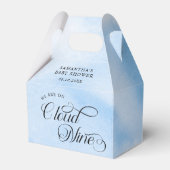 Ballotins Aquarelle moderne Blue Cloud Neuf Baby shower (Verso)