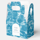 Ballotins Aquarelle moderne Blue Ocean Beach Mariage (Ouvert)