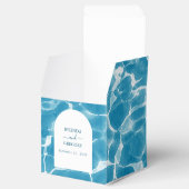 Ballotins Aquarelle moderne Blue Ocean Beach Mariage (Ouvert)