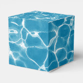 Ballotins Aquarelle moderne Blue Ocean Beach Mariage (Arrière)