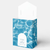 Ballotins Aquarelle moderne Blue Ocean Beach Mariage (Ouvert)