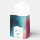 Ballotins Aquarelle moderne Green & Red Space Nebula (Ouvert)