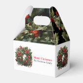 Ballotins Aquarelle moderne mignonne Noël Wreath Wreath Wrea (Arrière)