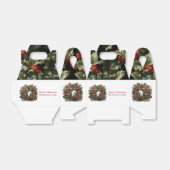 Ballotins Aquarelle moderne mignonne Noël Wreath Wreath Wrea (Déplié)