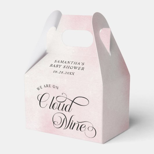 Ballotins Aquarelle moderne rose elle est sur Cloud Nine Bab (Verso)