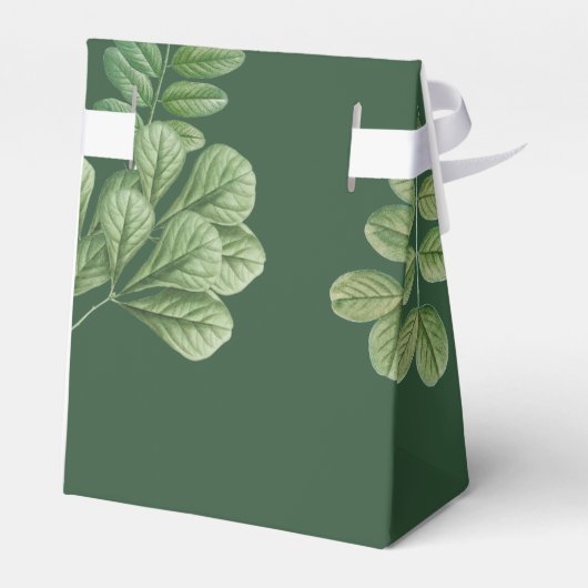 Ballotins Aquarelle moderne vert émeraude Mariage vert émera (Arrière)