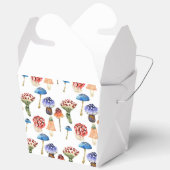 Ballotins Aquarelle motif avec champignons colorés (Ouvrir)