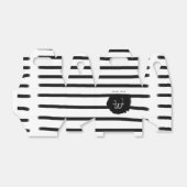 Ballotins Aquarelle noir et blanc Lignes tracées à la main (Déplié)