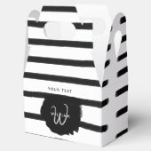 Ballotins Aquarelle noir et blanc Lignes tracées à la main (Ouvert)