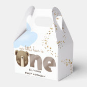 Ballotins Aquarelle notre petit ours un bébé anniversaire (Arrière)