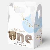 Ballotins Aquarelle notre petit ours un bébé anniversaire (Ouvert)