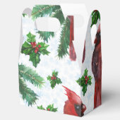 Ballotins aquarelle Oiseau cardinal rouge (Ouvert)