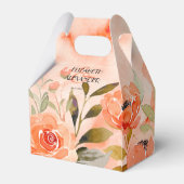 Ballotins Aquarelle Orange Floral (Arrière)