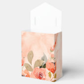 Ballotins Aquarelle Orange Floral Mariage (Ouvert)