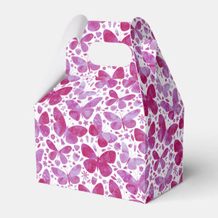 Ballotins Aquarelle papillon rose