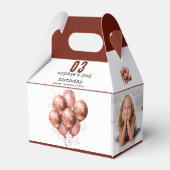 Ballotins Aquarelle Parties scintillant Rose Gold ballon 3e (Arrière)