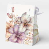 Ballotins Aquarelle Party Boho rose Fleurs Élégant (Arrière)