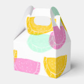 Ballotins Aquarelle pastèque rose vert jaune Motif (Verso)