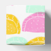 Ballotins Aquarelle pastèque rose vert jaune Motif (Haut)